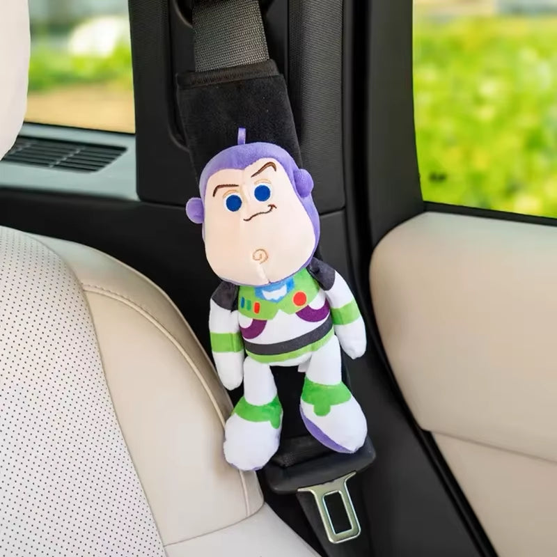 Cute Cartoon Image Car with Shoulder Protection Cover Car Shoulder Protection with Interior Decoration with Protective Cover