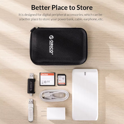 2.5 Inch HDD Box Bag Case Portable Hard Drive Bag for External Portable HDD Hdd Box Case Storage Protection Black/Red/Blue