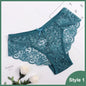 Women'S Panties Sexy Lace Transparent Underwear Hollow Out Female Low Waist Briefs Breathable Lingerie Intimates Underpants