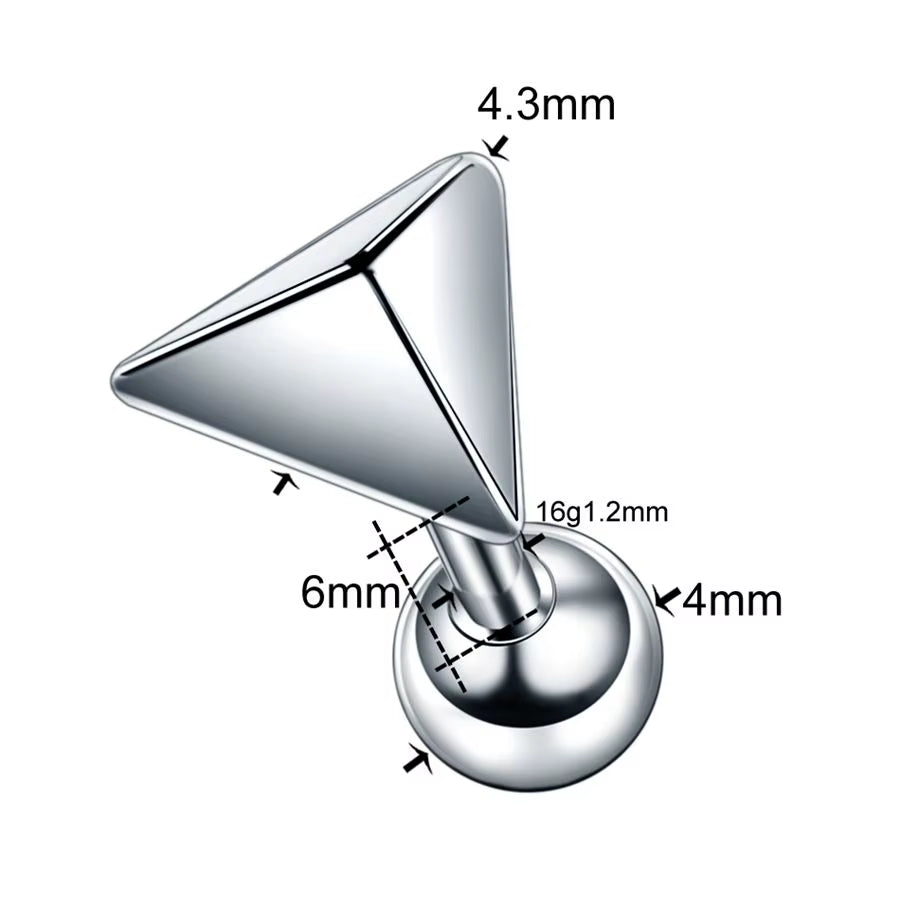 1PC Steel Ear Tragus Cartilage Piercing Crystal Flower Conch Lobe Earrings Barbell Piercing Orelha Ear Stud Helix Sexy Jewelry
