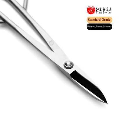Standard Grade 180 Mm Long Handle Bonsai Scissors 3Cr13 Alloy Steel Bonsai Tools
