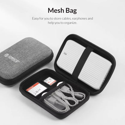 2.5 Inch HDD Box Bag Case Portable Hard Drive Bag for External Portable HDD Hdd Box Case Storage Protection Black/Red/Blue