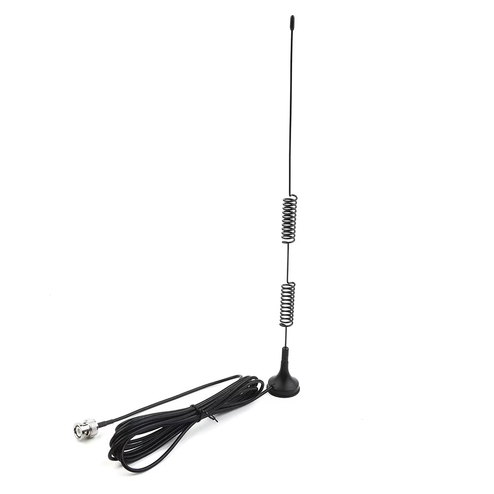 1X Antenna VHF UHF Ham Radio Antenna Amateur Radio Mobile Radio Scanner Antenna BNC Car Electronic Radio Wireless Antenna