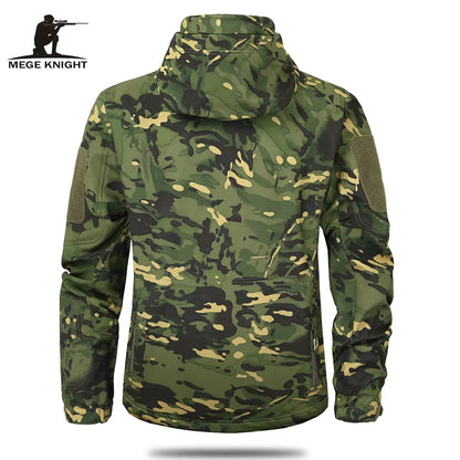Mege Brand Clothing Autumn Men'S Military Camouflage Fleece Jacket Army Tactical Clothing Male Camouflage Windbreakers