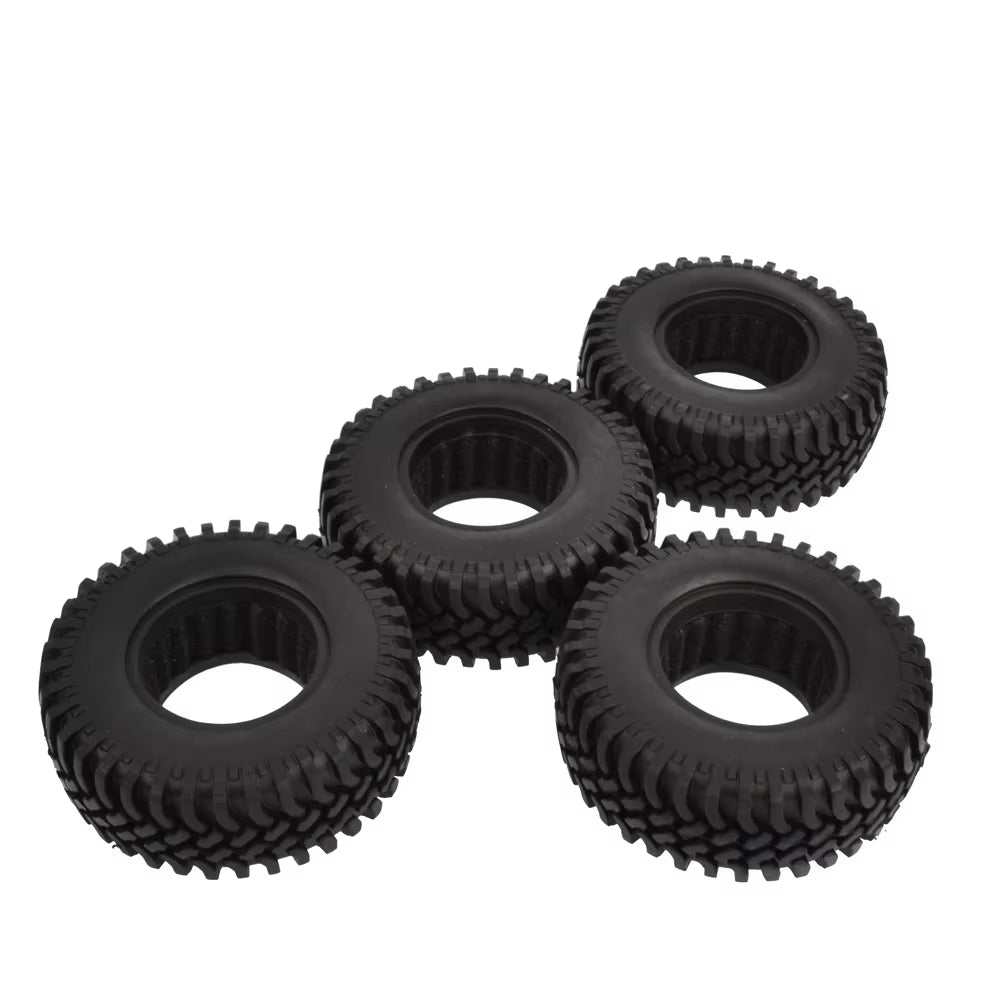 4PCS 100Mm 1.9 Inch Rubber Tires with Foam Inserts for 1:10 RC Rock Crawler Axial SCX10 D90 D110 Tamiya CC01 1.9 Inch Tyres