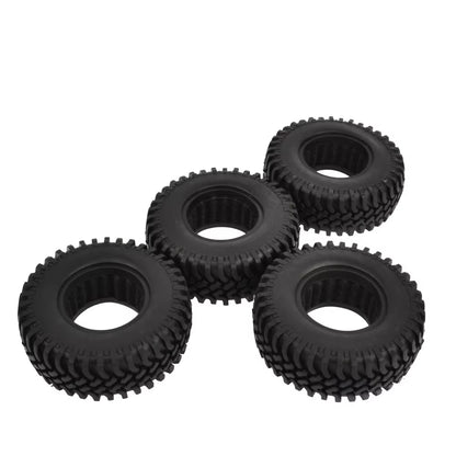 4PCS 100Mm 1.9 Inch Rubber Tires with Foam Inserts for 1:10 RC Rock Crawler Axial SCX10 D90 D110 Tamiya CC01 1.9 Inch Tyres
