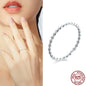 Hot Sale 100% 925 Sterling Silver Styles Stackable Ring Party Finger Wedding Rings for Women Original Fashion Jewelry Gift