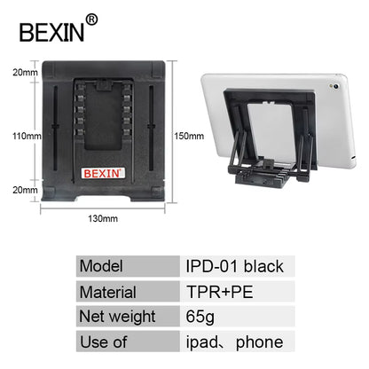 BEXIN Uninversal Desktop Portable Support Foldable Adjustment Angle Phone Stand for Mobile Phone Tablet