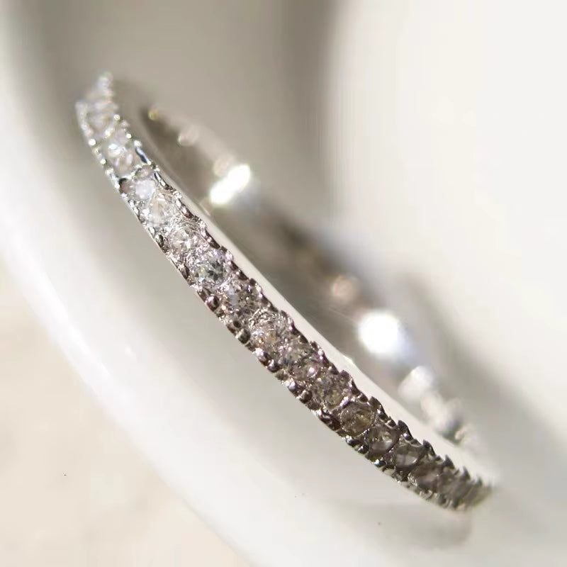 CC Rings for Women Bridal Wedding Jewelry Engagement Party Ring White Gold-Color Silver Plated Drop Shipping Anel CC709