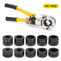 Europe Warehouse Hydraulic Pex Pipe Crimping Tools for Pex,Stainless Steel and Copper Pipe with TH,U,V,M,VAU Jaws