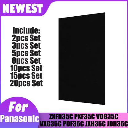 400*217*5Mm Air Purifier Filter Cotton Activated Carbon Filter for Panasonic ZXFD35C JXH35C JDH35C VDG35C VXG35C PDF35C PXF35C