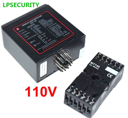 PD-132 Automatic Gate Opener Barrier Gate Traffic Inductive Single Channel Loop Vehicle Detector Compatible with Northtech