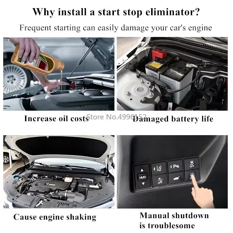 For Seat Arona 2017-2024 Car Auto Start & Stop Canceller Automatic Stop Start Engine Eliminato Disable Cable