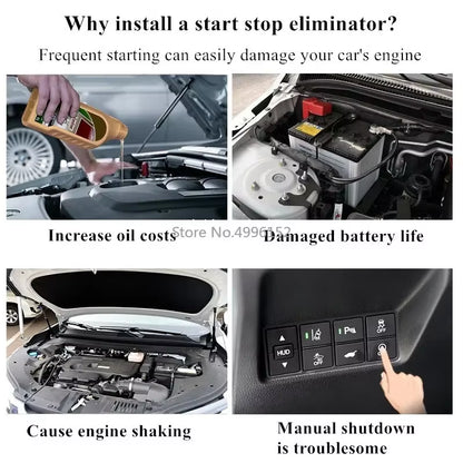 For Seat Arona 2017-2024 Car Auto Start & Stop Canceller Automatic Stop Start Engine Eliminato Disable Cable