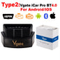 Vlinker MC V2.2 Icar Pro Bluetooth 4.0 WIFI OBD2 Scanner for Android IOS Auto Code Reader OBDII Tool PK V1.5 ELM327
