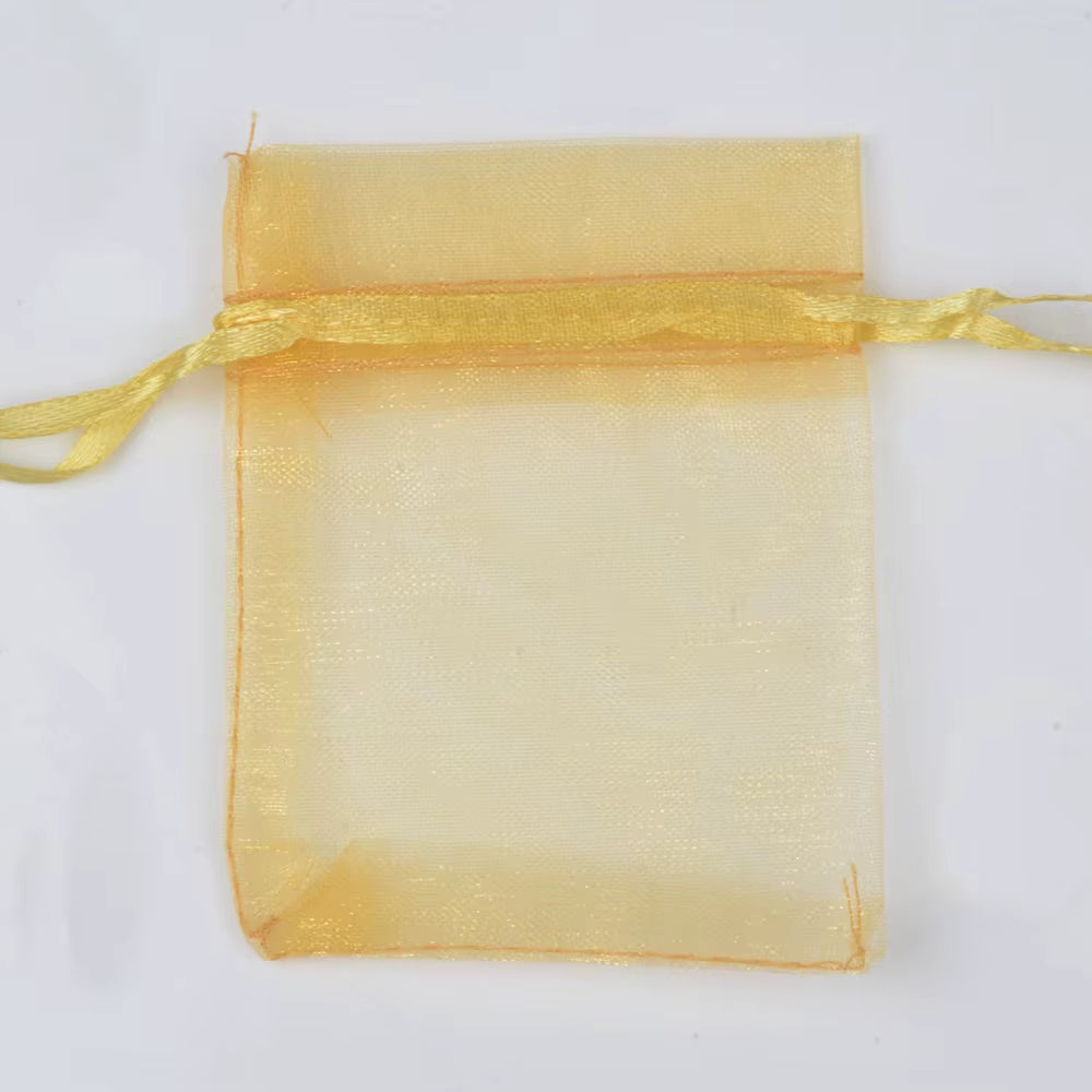 50Pcs/Lot 24 Colors Jewelry Bag Organza Gift Bags for Jewelry Packaging Bags Wedding Gift Storage Drawstring Pouches Wholesale