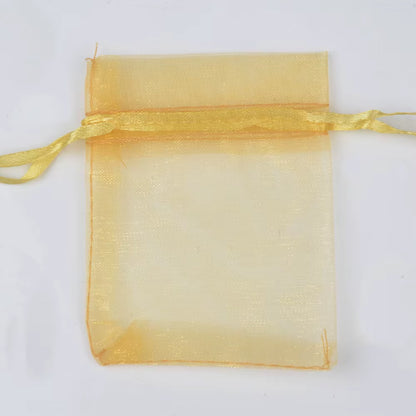 50Pcs/Lot 24 Colors Jewelry Bag Organza Gift Bags for Jewelry Packaging Bags Wedding Gift Storage Drawstring Pouches Wholesale