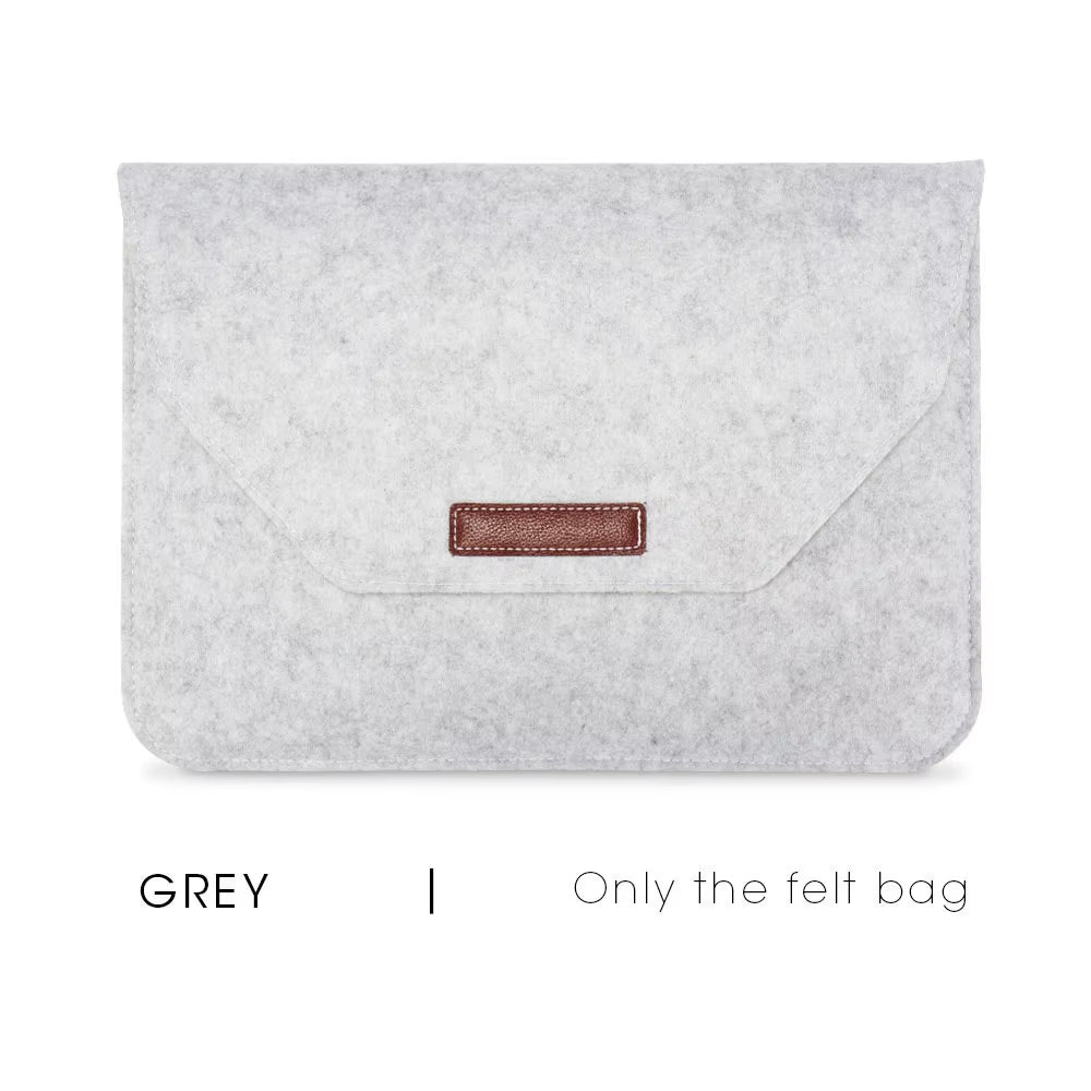 Soft Sleeve Laptop Bag for Macbook Air Pro Retina 11 12 13 14 15 Inch Notebook Tablet Case Cover for HP Dell Macbook with Gift