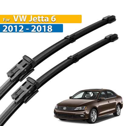 Erick'S Wiper LHD Front Wiper Blades for VW Jetta 6 MK6 A6 Passat CC 2012 - 2018 Windshield Windscreen Window Brush 24"19"