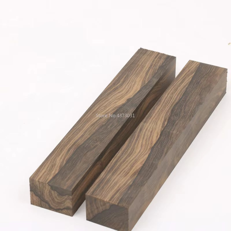 1 Piece DIY Knife Handle Material Persimmon Wood Ziricote, Ciricote (Cordia Dodecandra) Mexican Ebony Knife Handle Material