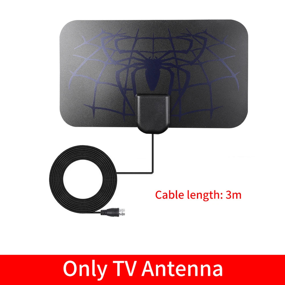 8K 4K TV Antenna for Global Digital TV 1080P 25DB High Gain Booster HD for RV Outdoor Car Antenna Indoor TV Free Channel