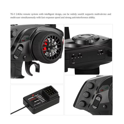 Original High Quality  TG3 2.4G 3CH RC Transmitter Digital Radio Remote Control Transmitter with Receiver for RC Car Boat