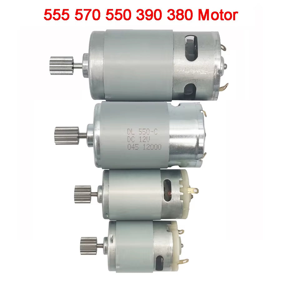 Children'S Electric Car DC Motor, Kid'S Car High Speed Motor,Dl 550 High-Power Motor 570 35000Rpm Engine