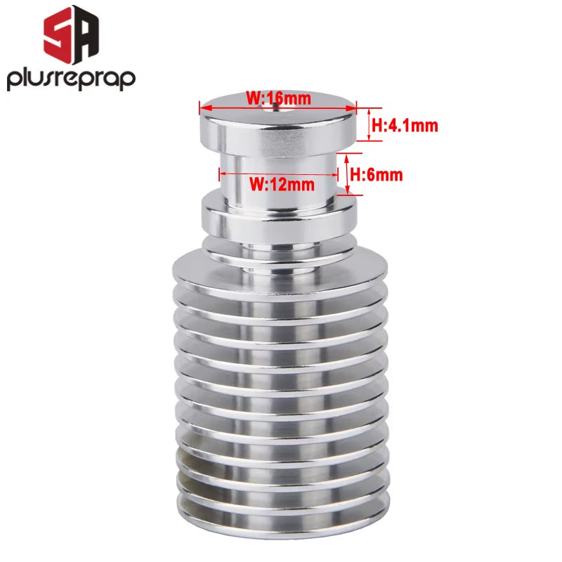 V6 Cooling Tube All Metal J-Head Hotend Block Head Extruder for 1.75Mm 3.0Mm Long or Short Distance 3D Printer Part Wholesale