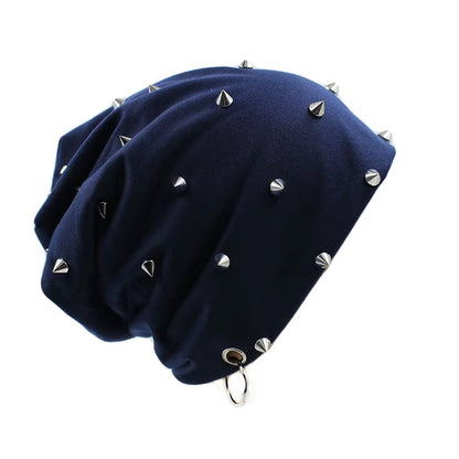 New Fashion Men Women Unisex Casual Hat with Skull Hoop Brand Hats Winter Warm Beanies Skullies Thick Adult Hip Hop Bonnet
