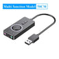 USB External Sound Card USB to 3.5Mm Audio Adapter USB to Earphone Microphone for Macbook Computer Laptop PS4 Sound Card