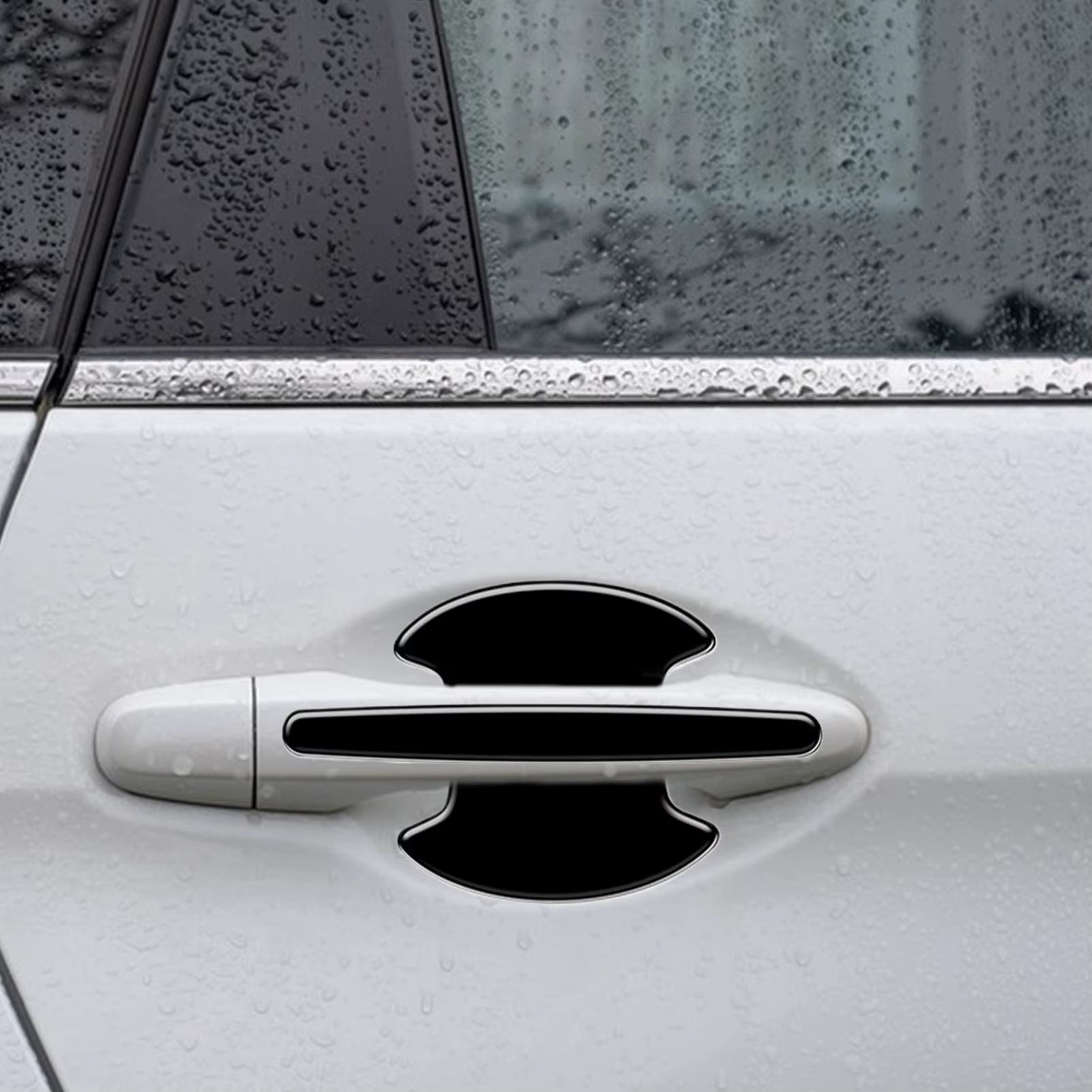 Car Door Strip Anti-Collision Door Handle Guard Cover Anti-Scratch Auto Protective Film Sticker for Truck SUV RV Maintenance