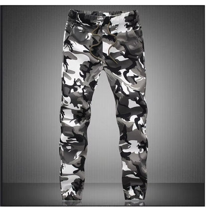 M-5X 2025 Mens Jogger Autumn Pencil Harem Pants Men Camouflage Military Pants Loose Comfortable Cargo Trousers Camo Joggers