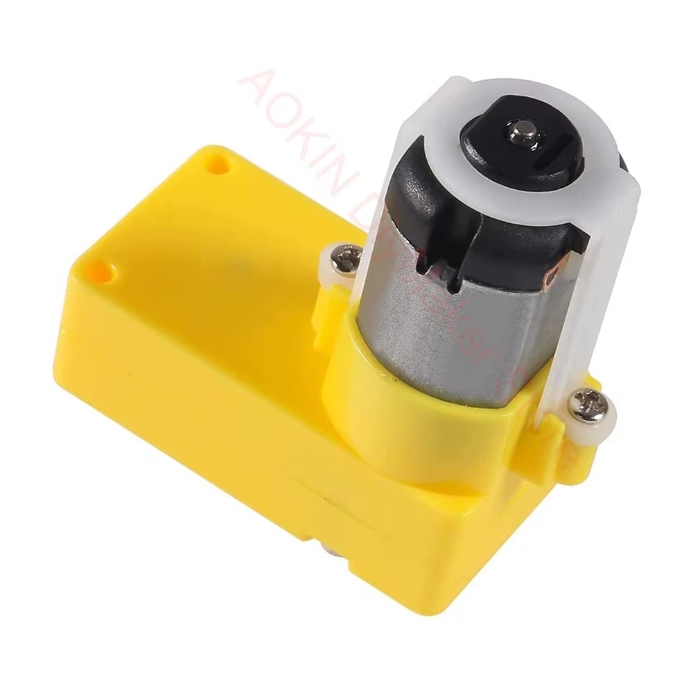 DC Electric Gear Motor L DC 3V-6V L Shape TT Motor Dual Shaft Intelligent Car Chassis for Arduino DIY Smart Car Robot