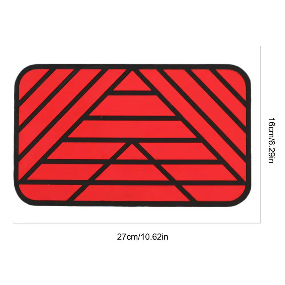 Car Main Driver Heel Pad Auto Brake Foot Pedal Floor Mat Anti-Slip Wear-Resistant PVC Footrest Plate Heel Pad for Car Driving