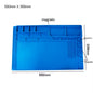 ESD Heat Insulation Working Mat Soldering Station Iron Phone Computer Repair Mat Magnetic Heat-Resistant BGA Insulator Platform