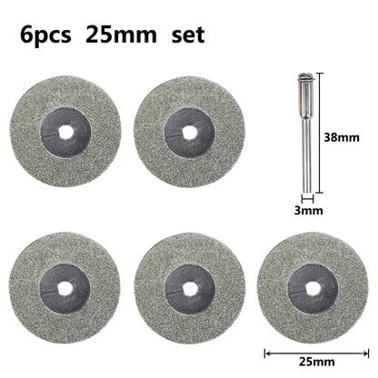 Mini Cutting Disc for Rotary Accessories Diamond Grinding Wheel Rotary Tool Circular Saw Blade Abrasive Diamond Disc