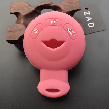 Silicone Car Key Case Cover Protector Set for Bmw Mini Cooper S Roadster R55 R56 R57 R58 R59 Remote Shell Holder Accessories
