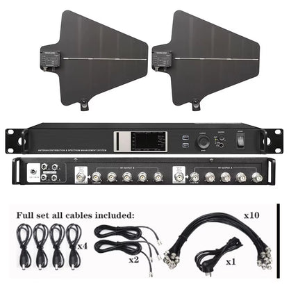 AXT600 UA874 Antenna Distribution System with Spectrum Managementrf Signal Splitter for Wireless Mic Signal Booster AMP