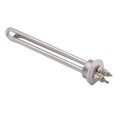 Heating Element 12V 24V 36V 48V 300W 600W SUS304 DN25 DC Immersion Water Solar/Electric Tubular Heater