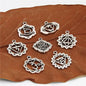 21Pcs Silver Color 7 Chakra Charms Mandala Pendant Yoga OM Buddhist Metal for Jewelry Making Supplies