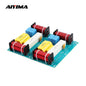2Pcs Speaker 3 Way Audio Frequency Divider Treble + Midrange + Bass Crossover Speakers Filter for 8Inch Speaker DIY