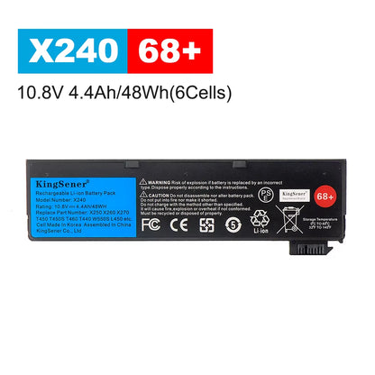 Kingsener Laptop Battery for  Thinkpad X270 X260 X240 X240S X250 T450 T470P T440S K2450 W550S 45N1136 45N1738 68+