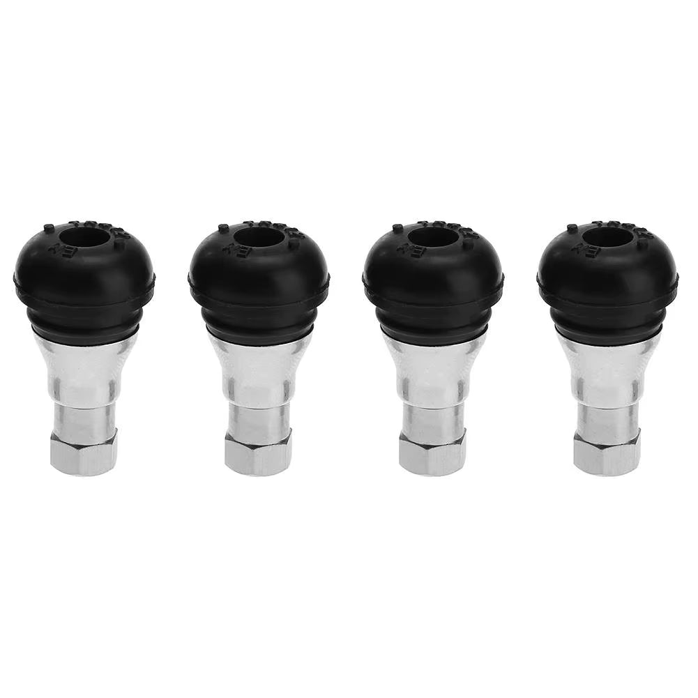 4Pcs/Lot Tire Valve Car Chrome Rubber Tubeless Wheel Tyre Tire Valve Stem Cap Covers Suitable for Standard 11Mm Rim Hole