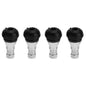 4Pcs/Lot Tire Valve Car Chrome Rubber Tubeless Wheel Tyre Tire Valve Stem Cap Covers Suitable for Standard 11Mm Rim Hole