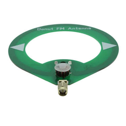 AA58 Donut FM Antenna 75M-135Mhz FM Antenna SMA Male Interface Mini Loop Antenna