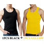 Tank Tops Men 100% Cotton Solid Vest Male Breathable Sleeveless Tops Slim Casual Gym Running Comfortable Undershirt Mens Gift