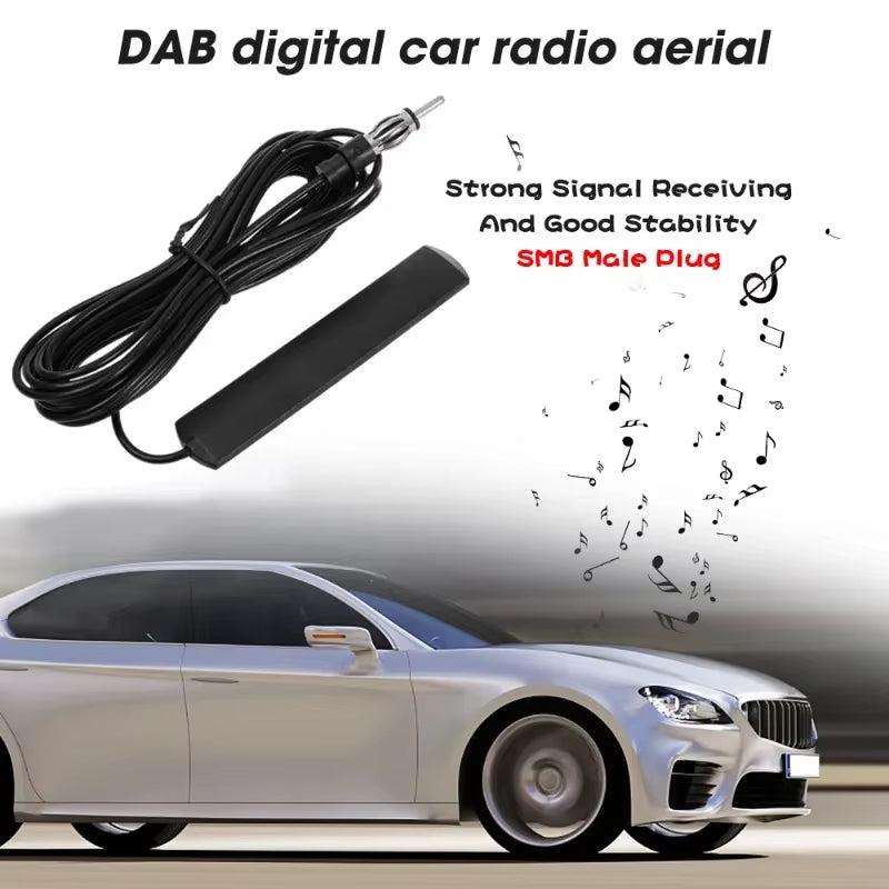 Universal Car Electronic Radio Antenna 5/3M Car AM FM Radio Antenna Signal Amplifier Booster Antena Booster 12V