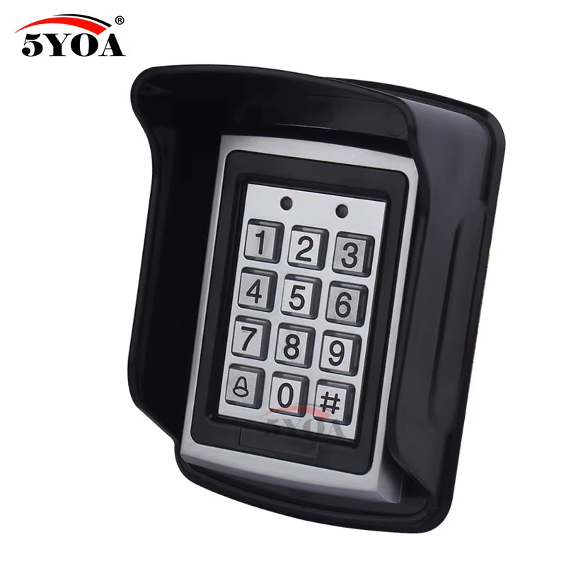 Rain Cover Black Rainproof Shell Access Controller Waterproof Cover for Rfid Metal Access Control Keypad