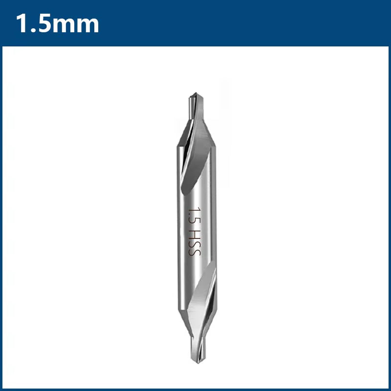 HSS Center Drills Bit 60 Degree Metal Drill Bit Power Tools Hole Drilling Hole Cutter 1.0/1.5/2.0/2.5/3.0/3.5/4.0/5.0Mm