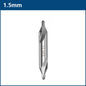 HSS Center Drills Bit 60 Degree Metal Drill Bit Power Tools Hole Drilling Hole Cutter 1.0/1.5/2.0/2.5/3.0/3.5/4.0/5.0Mm